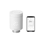 Matosio Tête Thermostatique Connectée et Intelligente AR331-WZ, Économie d'énergie, Thermostatique Zigbee pour radiateur, Commande par APP ou Commande Vocal (Alexa, Google Assistant)