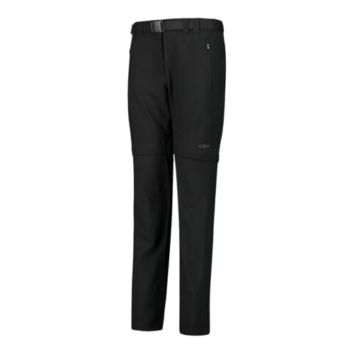 CMP Damen Zipp Off Hose, Schwarz,D42