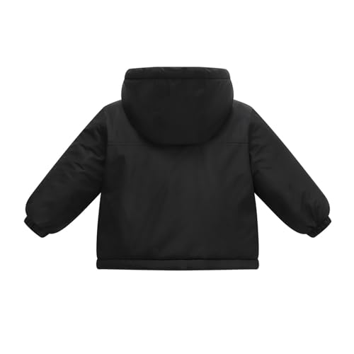 DINGDONG'S CLOSET Youth Kid Tollder Boy Girl Winter Coats Hooded Puffer Jacket Parka Fleece Snow Outwear2