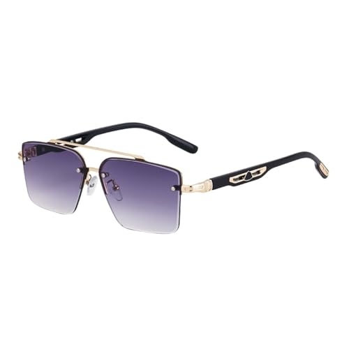 Lunettes punk sans monture au style classique et intemporel pour hommes et femmes