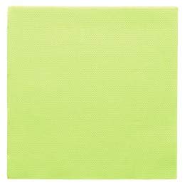100 Serviettes Cocktails biodégradables 20 x 20 cm (Vert Anis)