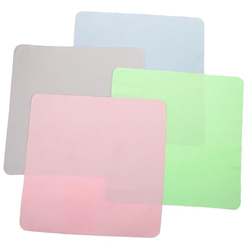 Beaupretty 4個入りメガネ拭き クリーニングクロス レンズ拭き 高吸水 糸くずが出にくい 指紋除去 収納便利 携帯用 軽量 多用途 メガネ コンタクト カメラレンズ スマホ画面 対応