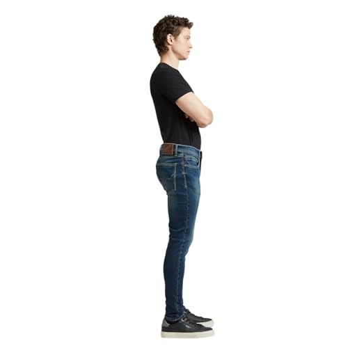 Image of Pepe Jeans Men's Tapered Fit Jeans | Mid Rise | Chinox | Jeans for Man