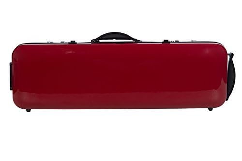 Geigenkoffer Fiberglass Safe Oblong 4/4 burgunderrot M-Case + Musiktasche