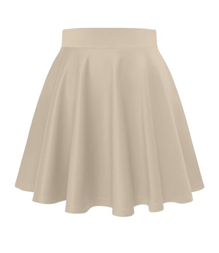 Hybrid & Company Women Basic Versatile Skirts Stretchy Flared Mini Skater Skirt2