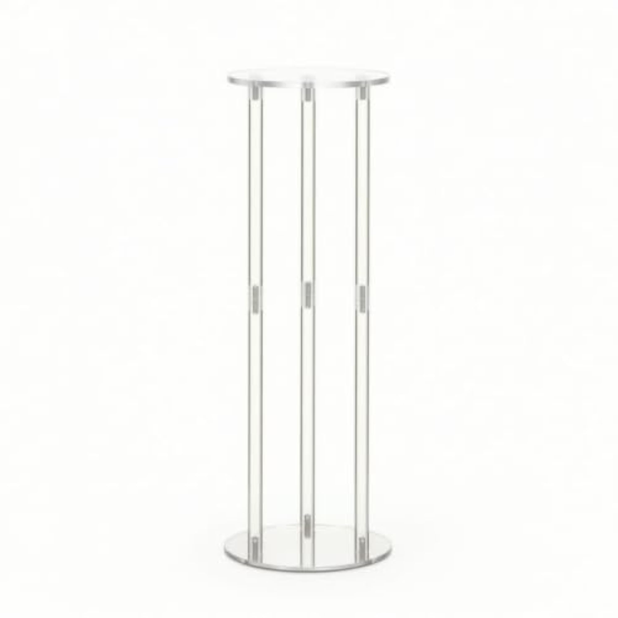 Transparent Acrylic Flower Display Stand
