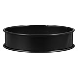 Tofficu Muffinring Edelstahl mit Doppelrollrand Antihaft Backform für Muffins Pancakes Crumpets Tortenringe Backen Küchenring für Präzises Ausstechen und Kreatives Backen