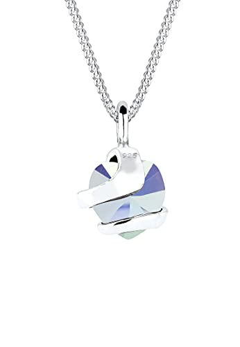 Elli Collana Ciondolo a Forma di Cuore da Donna