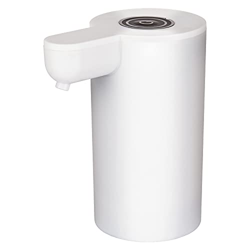 Bomba Elétrica Slim Para Galão de Água, recarregável USB, Branca, BMB0662, Euro Home