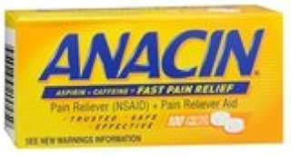 Anacin Anacin Pain Relief Aspirin Tablets, 100 tabs (Pack of 2) - coolthings.us