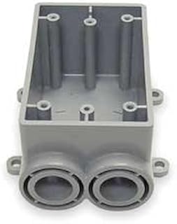 Weatherproof Box, 2Inlet, 3/4 in Hub, PVC