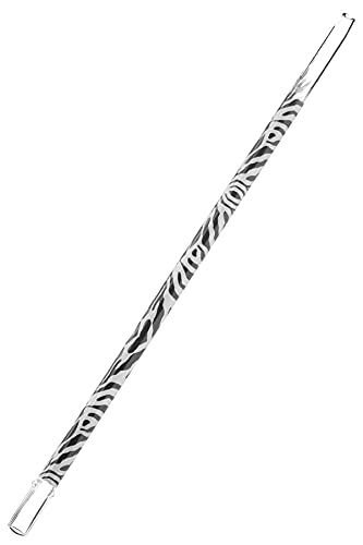 Kaya Zebra XL Glasmundstück, für Wasserpfeifen Ersatz Mundstück aus Glas mit Zebra Design, Länge: ca. 34cm Plus 3cm… – Bild 7