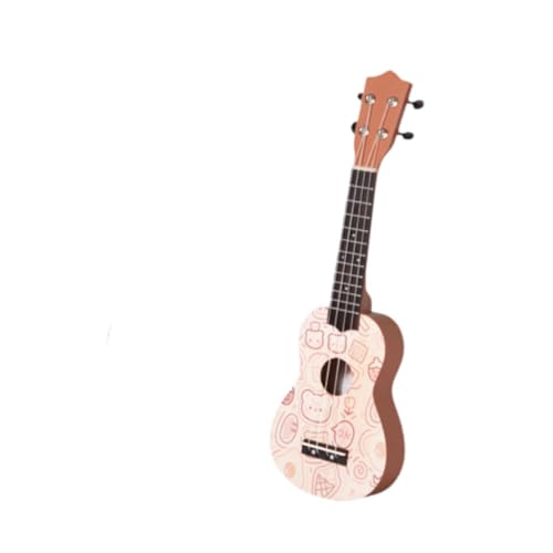 Hellery 初心者向けウクレレかわいい小さなウクレレ音楽ギフトコンパクトスターターウクレレ 4 弦演奏可能なウクレレ楽器子供, コーヒー