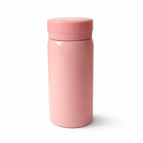 Image of 200ml Mini Vacuum Flask | Stainless Steel Water Bottle |Suitable for Office, Travel, Gym, Students,Birthdays, Corporate Gifting,Teachers, and Return Gifts| Leak Proof Hot & Cold Flask (Peach)