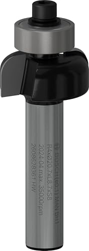 2 608 628 361 Profil Freze Ucu, E 8 mm, R1 4 mm, D 20,7 mm, L9 mm, G 53 mm