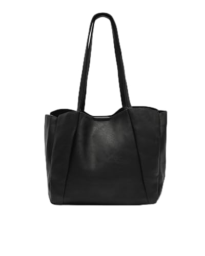 MISAKO Giseli Große Shopper-Tasche mit herausnehmbarem Kulturbeutel Damen - Giseli Schwarz 28x31x13cm