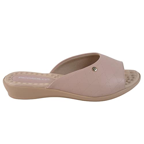 Tamanco Feminino Piccadilly Joanete 500329 na cor Rose Tamanho:38;Cor:Rosa
