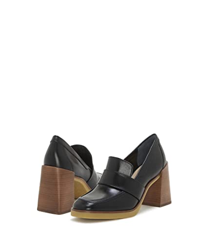 Image of Vince Camuto Women's Footwear Ezerna Stacked Heel Loafer Pump