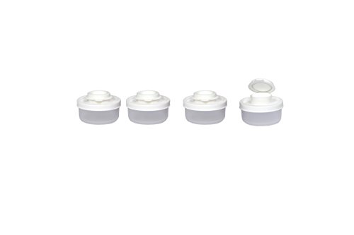 Signoraware Small Spice Shaker Set, 40Ml, Set Of 4 White