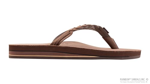 Image of Rainbow Sandals Women's Double Layer Flirty Braidy Premier Leather w /Single Braided Strap