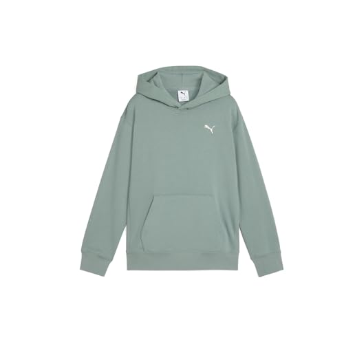 PUMA Kids Boys Essentials Logo Hoodie Athletic Outerwear Casual - Green