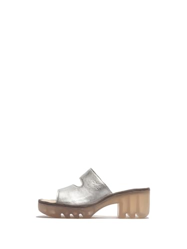 Fly London TECH493FLY Women's Sandal, Silver