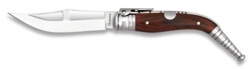 Outletdelocio Navaja Bandolera de Carraca. Mango Stamina. Hoja de acero inox de 9 cm.