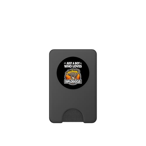 PopWallet para MagSafe Diplodocus carcasa tarjetero dinosaurio 2