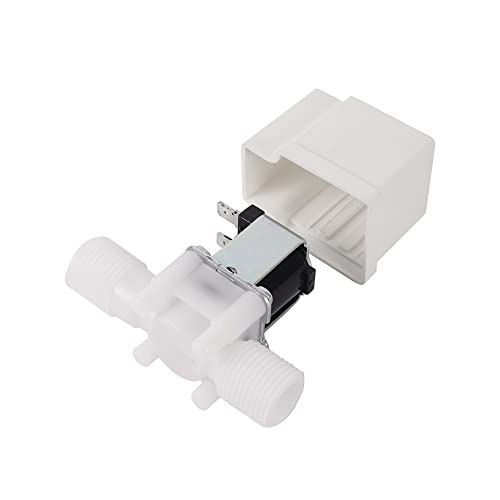 Válvula de solenoide protegida con esta cubierta impermeable de plástico blanco en pack de 2 5