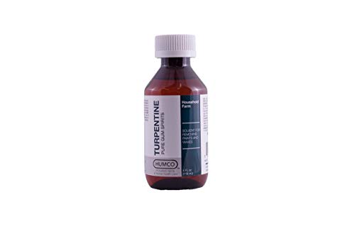 TURPENTINE - 94394 Pure Turpentine Gum Spirits, 4oz