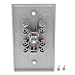 #US Gray 2-Conductor Modular Fh Mount Telephone Jack
