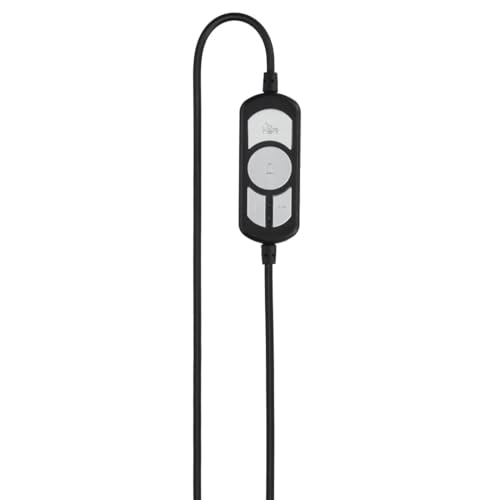Hama Ordinateur Micro-Casque Supra-auriculaire Filaire Stereo Noir Volume réglable, Mise en sourdine du Microphone