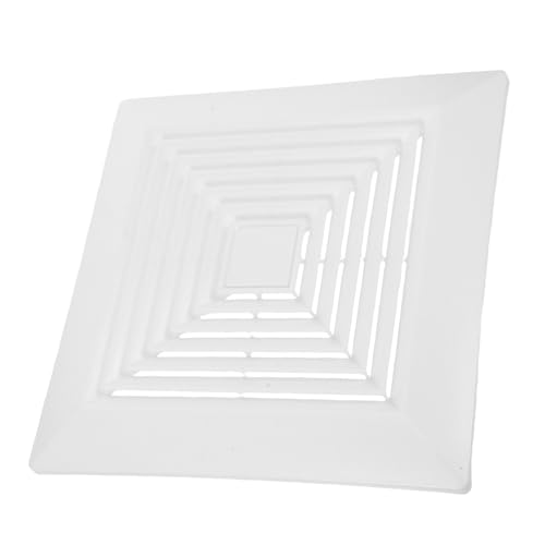 Cabilock Replacement Bathroom Exhaust Fan Cover with Springs Ceiling Vent Outlet Grille for Wall Mount Fans Tool Installation Enhances Airflow and Indoor Air Quality for Kitchens and