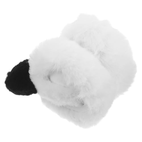 SHERCHPRY Cute Panda Ear Muffs Foldable Plush Winter Fluffy Ear Warmers for Cold Weather Stylish Insulated Earmuffs for Adorable Design for Outdoor Activities