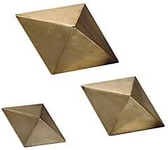 Uttermost Rhombus Champagne Accents, S/3 20007