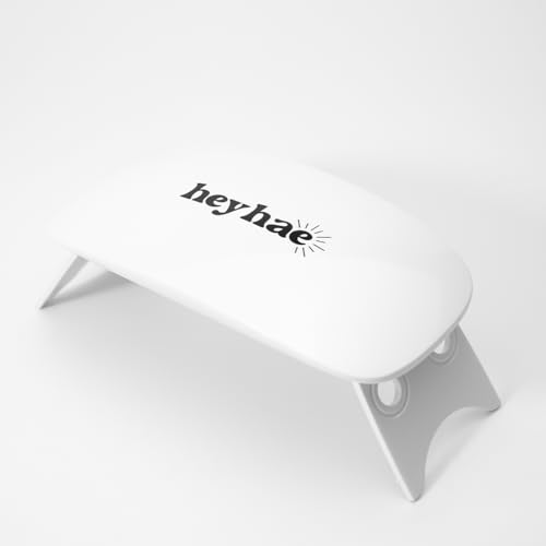 Heyhae LED Lamp for Semi Cured Gel Nail Strips and Top Gel Cure - 6W Portable Lightweight UV Light