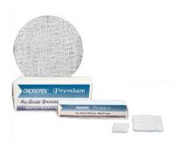 CrossTex ENC2 Cotton Premium All Gauze Sponge, 8 Ply, 2" L X 2" W, White (Pack of 5000)