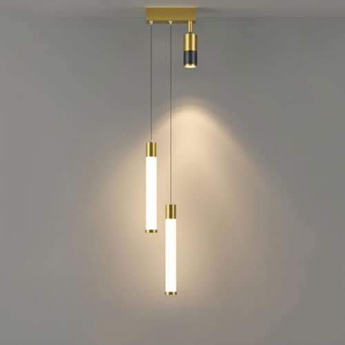 Lámpara de noche colgante LED para iluminar espacios reducidos con estilo