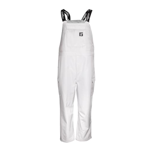 Rogers Toughman Snow Bibs in White Size L