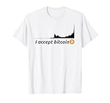 I Accept Bitcoin Cryptocurrency Logo T-shirt T-Shirt