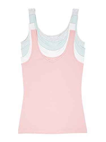 Image of Felina Reversible Cotton Womens Tank Top | 4-Pack