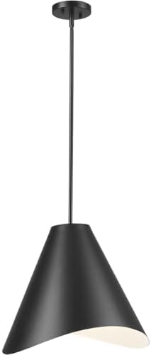 Z-Lite 1952P18-MB Aria - 1 Light Pendant-16 Inch Tall and 18 Inch Wide, Finish Color: Matte Black