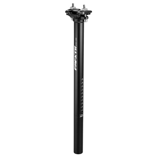 A ABSOPRO 自転車用シートポスト 27.2x400mm アジャスタブル シートポスト マウンテンバイク MTB ロードバイク BMX アルミニウム合金 ブラック