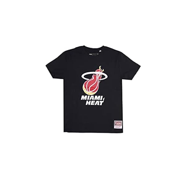 Mitchell & Ness NBA Team Logo Miami Heat - Maglietta da uomo