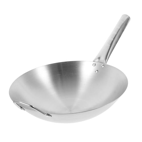 Wok de acero inoxidable antiadherente Ciieeo para cocina miniatura 1
