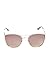 GUESS Womens GF6053 Shiny Rose Gold/Blush/Pink Mirror Lens One Size