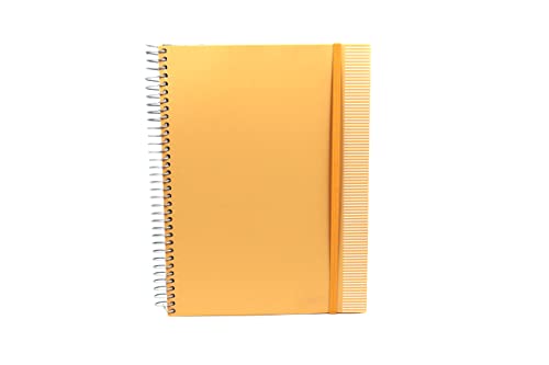 Confetti - Caderno Universitário Cos 10x1 160 Folhas Pautado Capa Amarelo