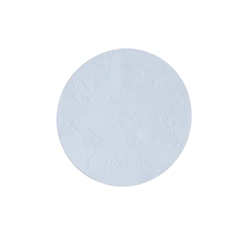 OYOY MINI Placemat The World Tischdecke, Eisblau, einzigartig