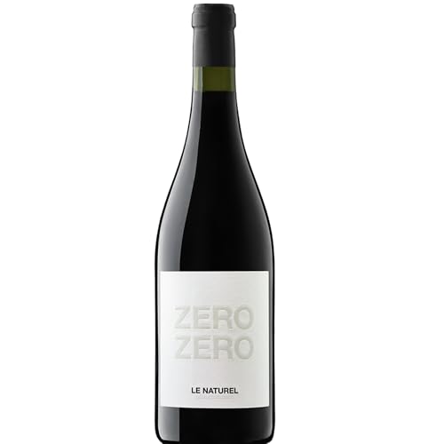 Vino Tinto Sin Alcohol - ZERO ZERO Le Naturel - 1 Botella de 75cl
