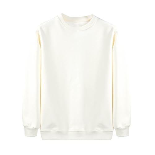 Kids Long Sleeve Fleece Sweatshirts Winter Thermal Warm Pullover Tops Casual Cozy Sweatshirt For Boys And Girls